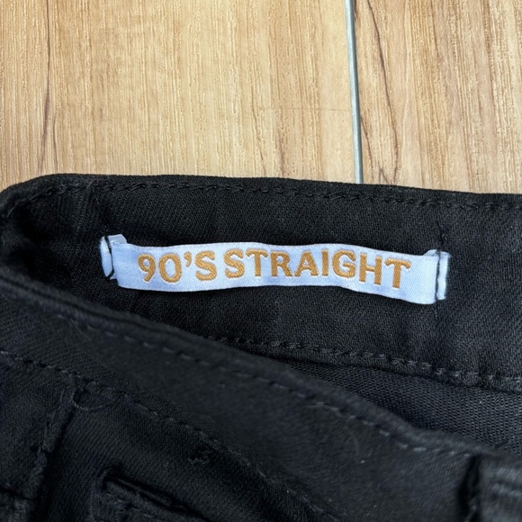 Celebrity Ace Black 90s Straight Jeans Size 5/27 - Picture 7 of 8